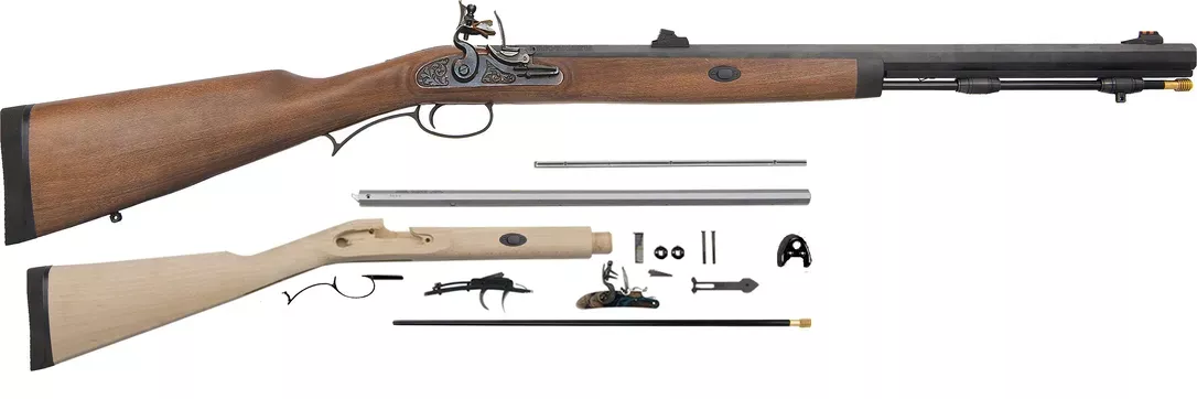 .54 Cal Investarm™ Deer Stalker DIY Kit - Left Handed - Flintlock Ignition - IA5224K - Hunt Gear Supply