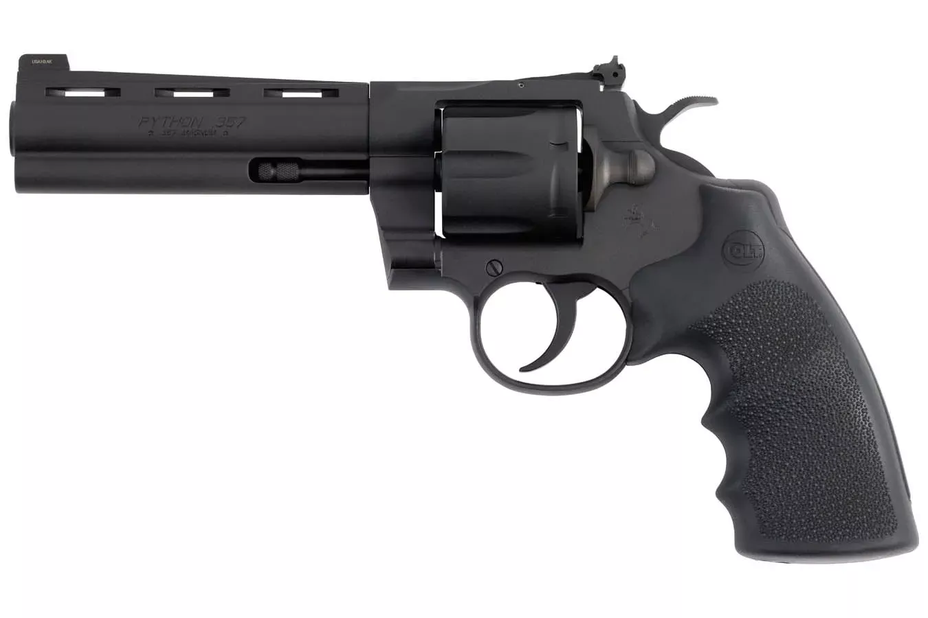 Colt Python 357 Magnum Double and Single Action Revolver with Black Finish - Hunt Gear Supply