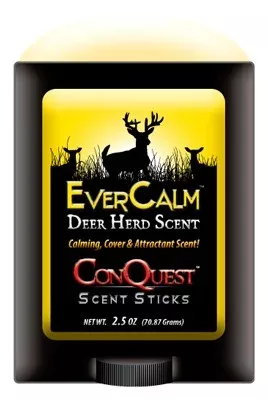 CONQUEST SCENTS DEER LURE EVER - CALM DEER HERD 2.5OZ. STICK - Hudson Valley Arms