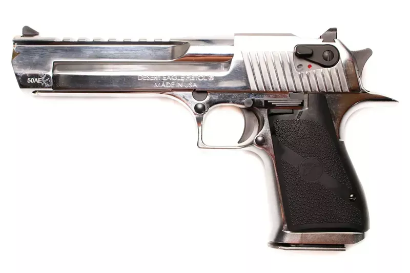 Magnum Research Desert Eagle 50AE Polished Chrome Factory Blemished Pistol - Hunt Gear Supply
